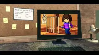 Ultimate Mage Смотрит Андертейл в Hupper Sandbox.
