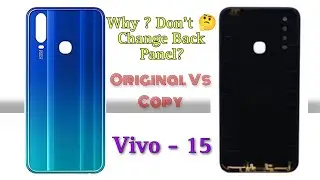 why ? Don't change 🤔 your phone back panel Difference between original and copy panel #tech #phone