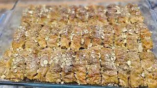 Пахлава с теста Филло, не отличить от настоящей турецкой