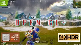 PUBG EMULATOR ON UNDERRATED OPEN GL+ / PUBG EMULATOR HDR  GAMEPLAY