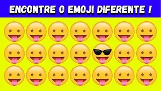 [QUIZ] - ENCONTRE O EMOJI DIFERENTE - 😍🤩😍 | JOGO QUE EXERCITA SEU COGNITIVO.