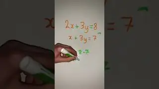 How to solve SIMULTANEOUS EQUATIONS 