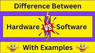 Difference between hardware and software | Hardware Vs Software | Hardware and software difference