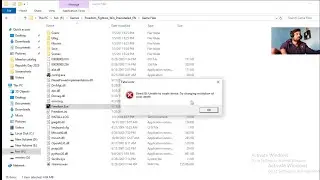 Direct3D: Unable to create device. Try changing resolution of color depth.