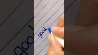 how to write using cut marker in English tutorial✅ #handwriting #english #art  #calligraphy #shorts