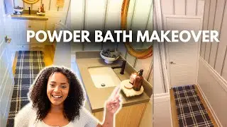 Stunning Powder Bathroom Transformation