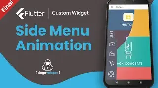 Tutorial Flutter: Menú lateral animado 2/2