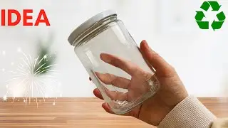 DIY- Bakın Cam Kavanozla Ne Yaptım… Home Decoration Idea…