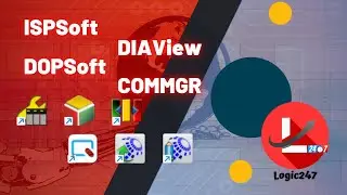 Installation of Delta PLC programming, communication & simulation softwares.