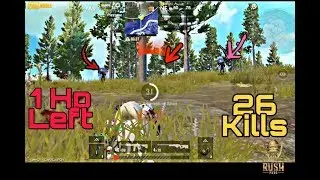 1Hp..Impossible Clutch  || Duo Vs Squad..26 Kills Asia..Pubg Mobile Gameplay...