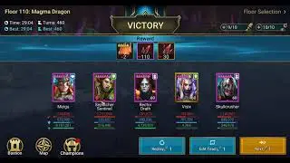 Raid Shadow Legends Hard Doom Tower 110 Magma Dragon