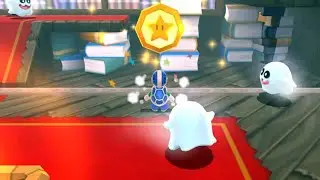 Super Mario 3D Land S5-5 Ghost House All Star Medals Coins Walkthrough 100% Guide スーパーマリオ 3ランド SM3DL