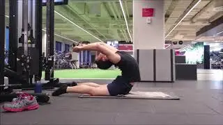 Back bend with cable