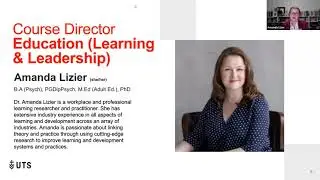 Webinar: Learn to lead innovative learning within your organisation | UTS Online