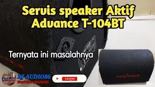 Speaker Aktif Advance T-104BT mati total