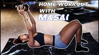 FULL BODY HOME WORKOUT 🏋🏽‍♀️💪🏽| BEGINNER FRIENDLY| Masai Russell✨