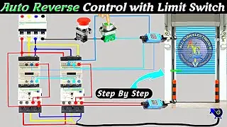 Shutter Auto Reverse System with Limit Switch #limitswitch @AllGyanElectrical