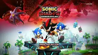 Sonic X Shadow Generations Main Menu