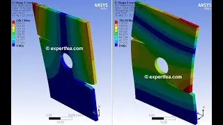Enlarging the cracks on a fractured part decreases its resonance frequencies - ANSYS Workbench Modal