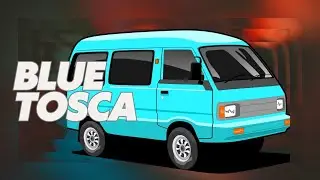 Suzuki Carry Biru Tosca Vector - Cara Membuat Gambar Vector Suzuki Carry - Tutorial Corel Draw
