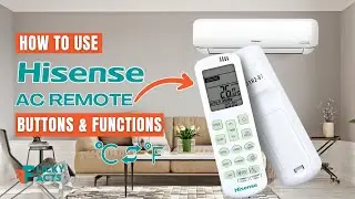 How to Use: Hisense AC Remote Buttons & Functions | Heat Pump Remote Guide | Model No. dg11r2-01