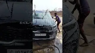 car ka🤩 nam🎵  🚗 Kia Sonet washing centre 👍🚘:⁠-⁠$