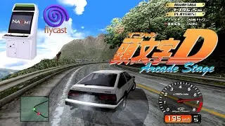 Initial D Arcade Stage  (Support Sega NAOMI 2 Now ! ) | Flycast | 4K 60FPS Widescreen | PC Test