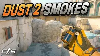 10 MUST KNOW Smokes For Dust 2 (2025) | CS2 Dust 2 Smokes Guide