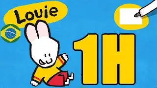 Louie, desenhe me 🎨 ✐ Louie, desenhe me Voice Over Portuguese ✐ | Desenhos animados para crianças