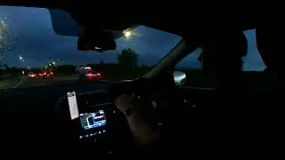 ASMR Drive With Me In The Rain