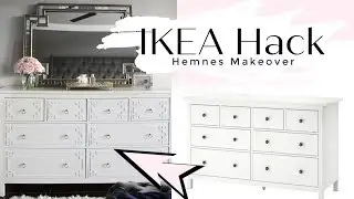 IKEA Hack! Hemnes Dresser Makeover - Vlog - MissLizHeart
