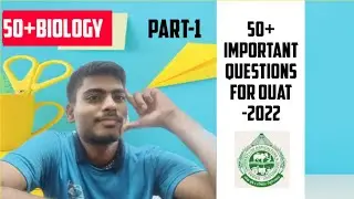 Important Questions For OUAT -2022 || Biology || Part-1