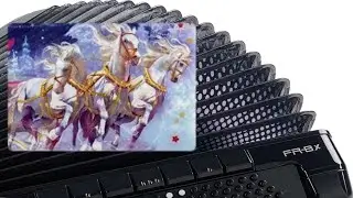 🎵 «Три белых коня» - 2.  Разбор песен на баяне - ноты и аккорды