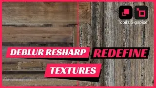 Stop Blurry Photogrammetry Textures! Get Crisp Detail with Topaz Gigapixel AI (Redefine)