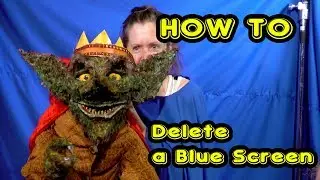 How to delete a BLUE SCREEN: After Effects Tutorial + Rotoscoping
