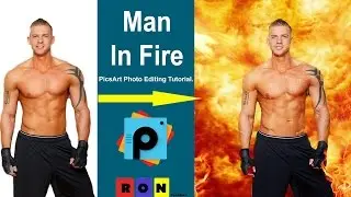 Man In FIRE | Photo Manipulationn | PicsArt Photo Editing Tutorial | HD