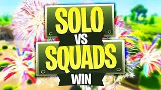 SOLO CONTRA SQUADS!! (fornite)