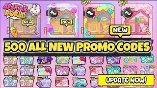 500 ALL NEW PROMO CODES IN AVATAR WORLD!