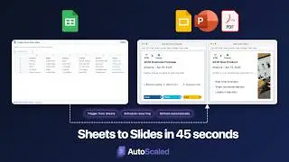 Turn Google Sheets into Google Slides & PowerPoint in 45 Seconds (AI)