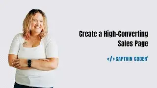 Create a High-Converting Sales Page