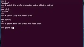 Python Tutorial - String Slicing Example