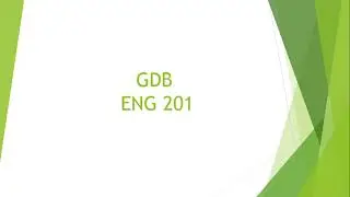 ENG201 GDB Solution