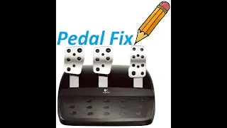 Logitech G27 /G25 / Driving Force Gt pedal potentiometer   Fix  ( 103870-1000 ) With Pencil