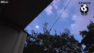 UFO near Plane over Golnovo - Moscow, Russia July 16, 2017