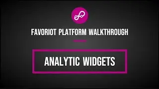 Favoriot Platform Walkthrough - Analytics Widgets