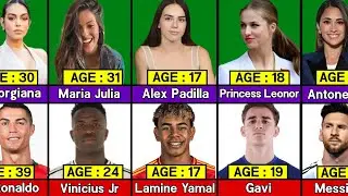 AGE Comparison: Famous Footballers And Their Wives/Girlfriends