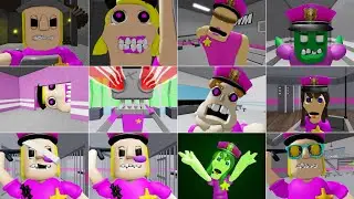 POLICE GIRL PRISON RUN! (SUMMER UPDATE) ALL JUMPSCARE | Roblox HD