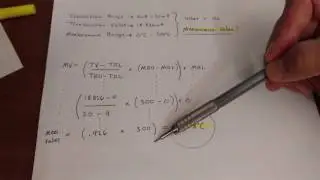 How to find the measurement value
