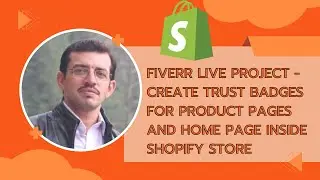 Fiverr Live Project - Create trust badges for product pages and home page inside Shopify store