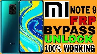 Redmi note 9 Frp bypass unlock / google account remove without pc/ New update